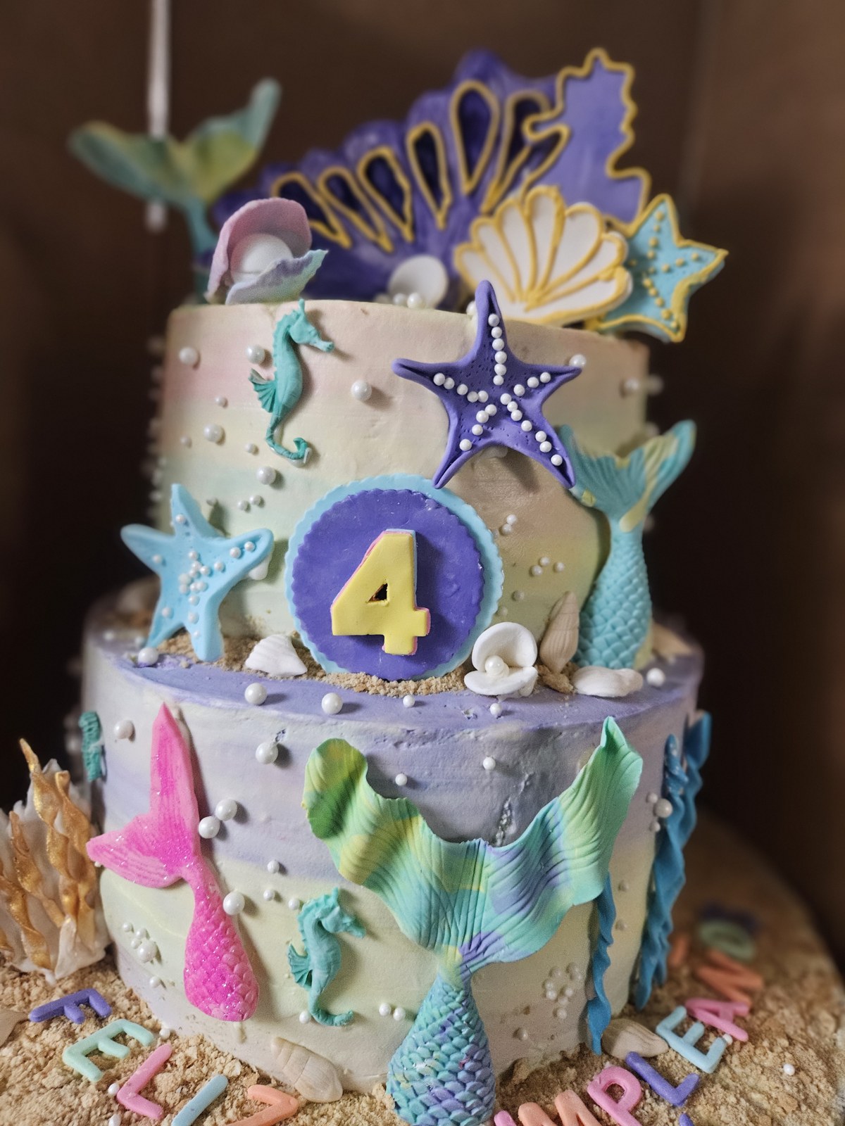 Pastel de sirena