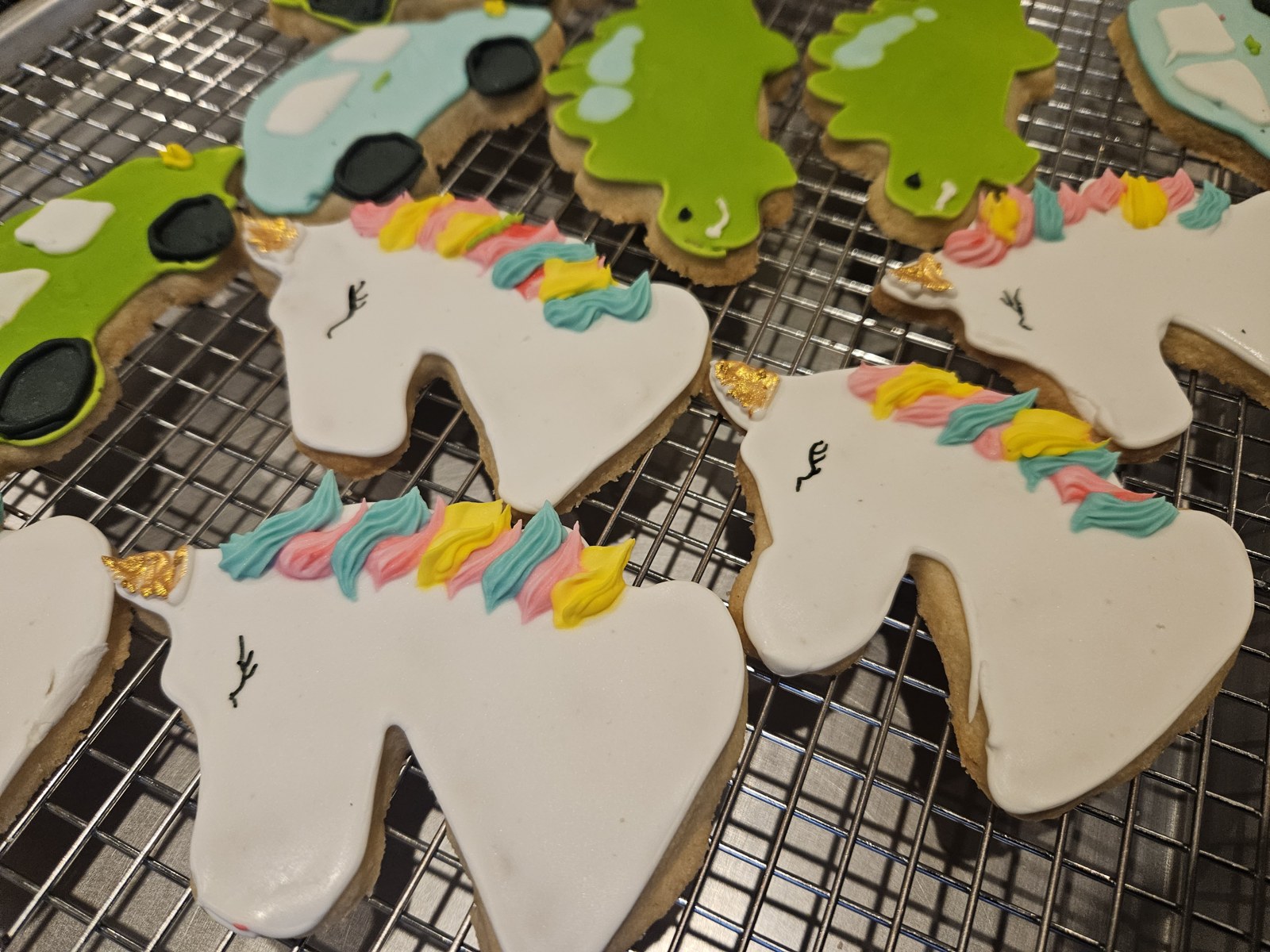 Galletas decoradas de unicornios