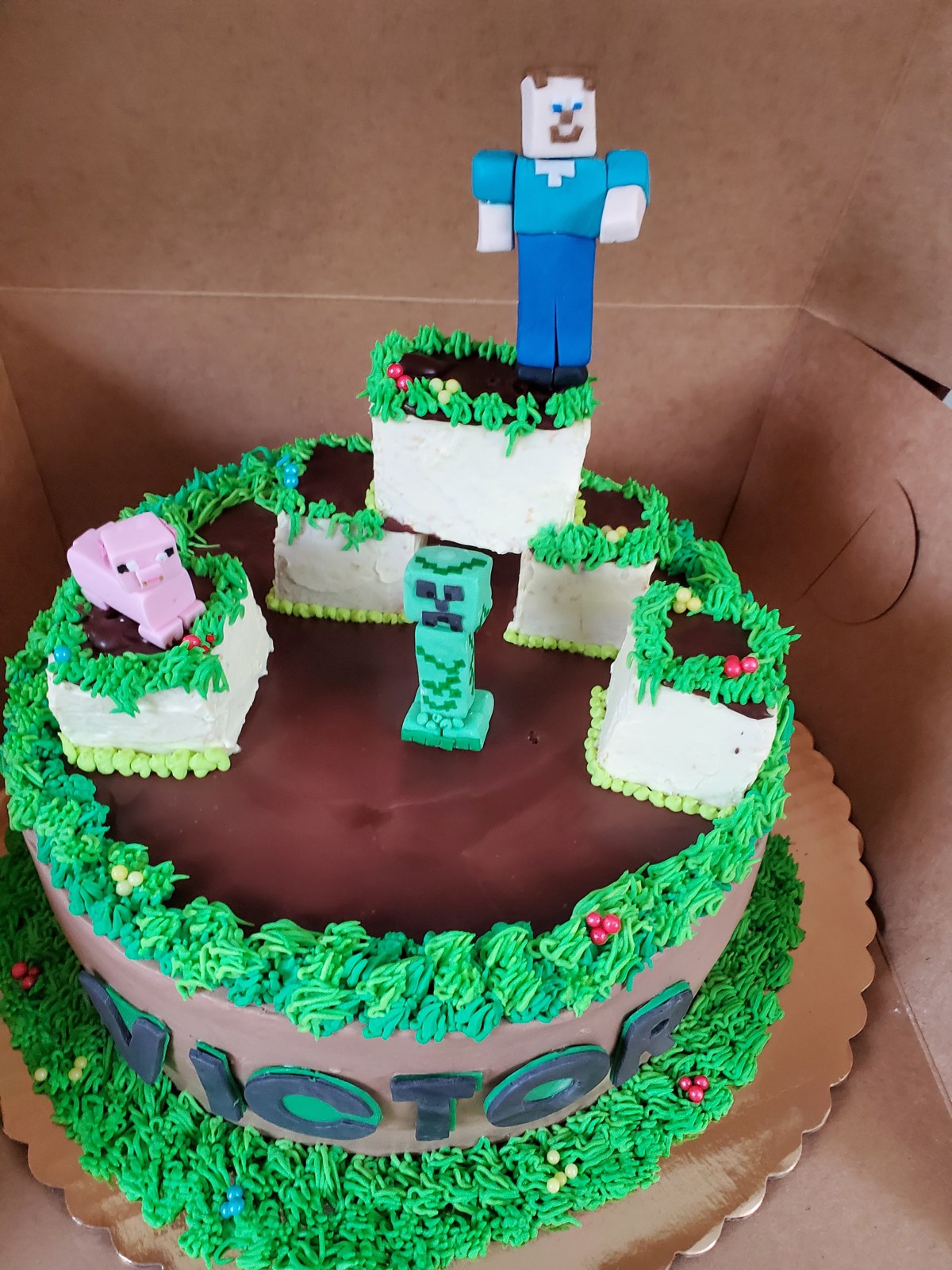 Pastel de Minecraft