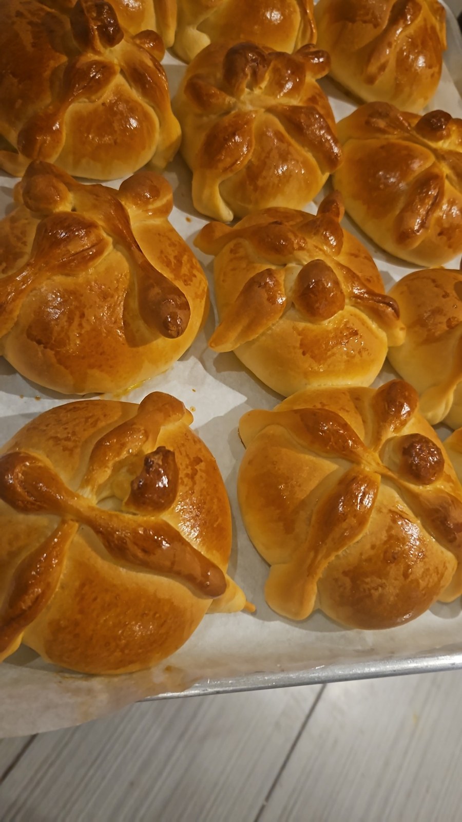 Bandeja de pan de muerto