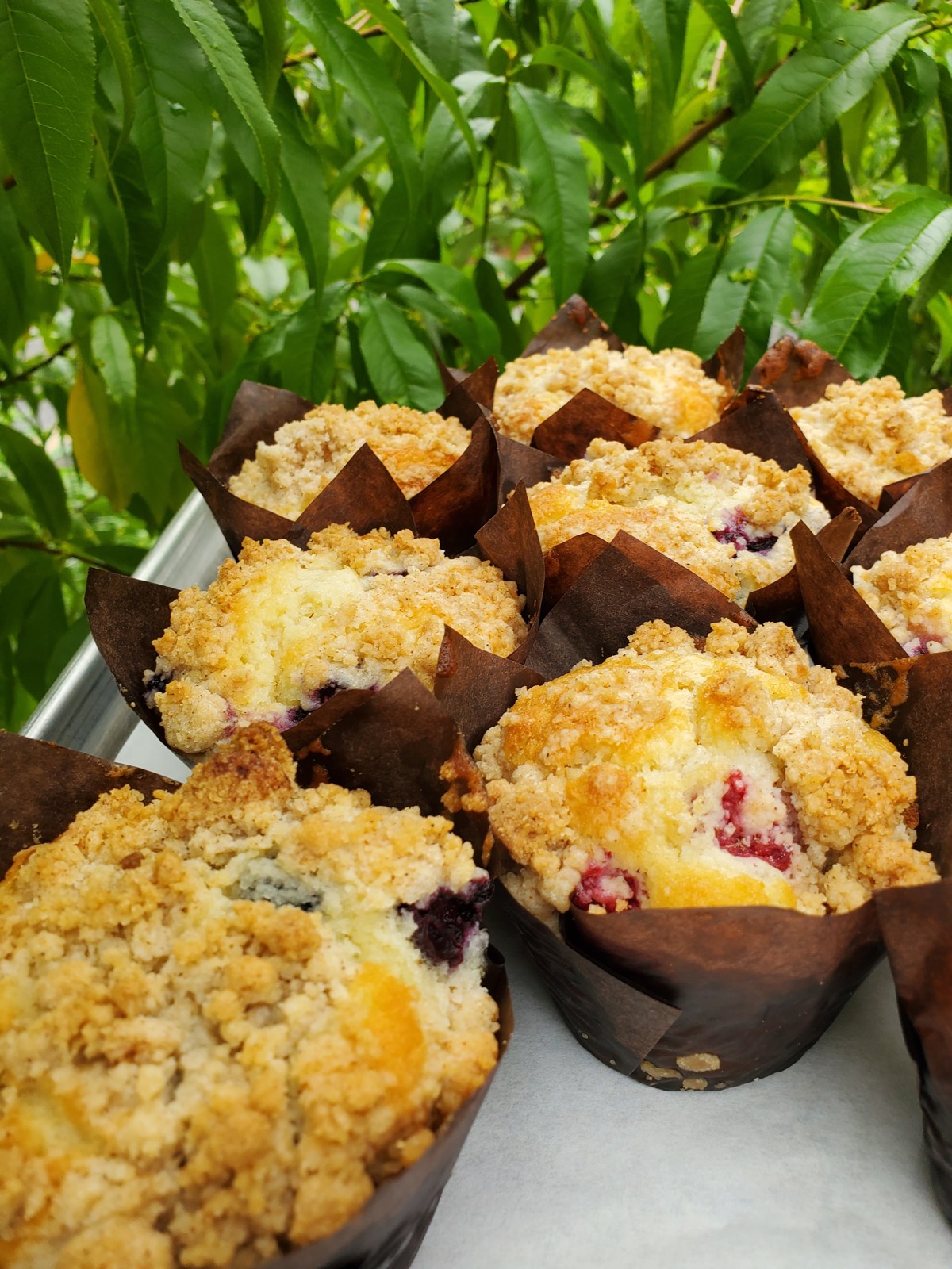 Muffins con crumble